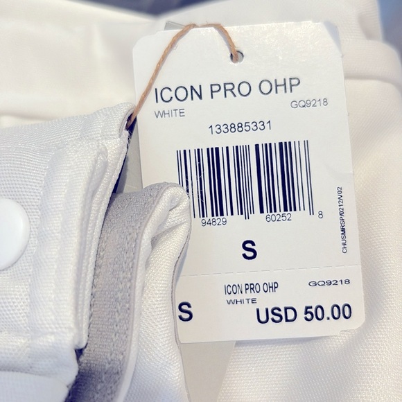 NWT Lot of 2x [adidas] Icon Pro White Open Hem Baseball Pants - Men’s Sz Small - Picture 15 of 15